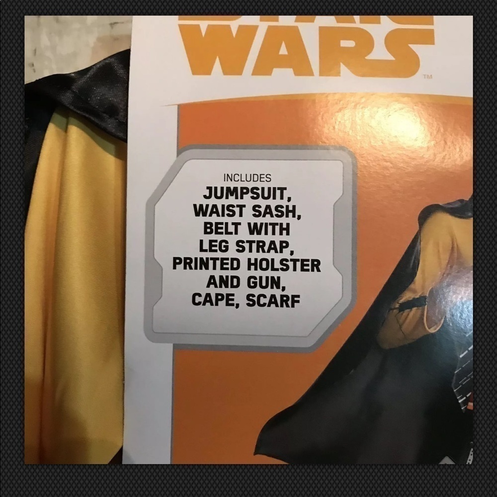 NewDisney Star Wars Costume Lando Calrissian M 5/7 - Picture 4 of 6